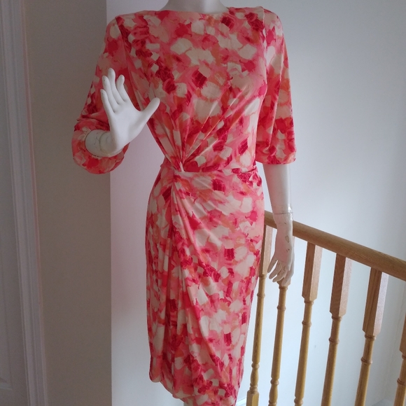 London Times Floral Printed Dress - Picture 7 of 11